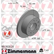 ���� ���� CIT Jumper/FIAT Ducato/PGT Boxer 02- ��� �� ���� 280X16 Zimmermann 180.3020.20 180302020 ����