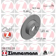 ���� ���� FIAT Stilo/Bravo/Linea 01- ��� �� ���� 251.3X10 Zimmermann 230.2352.20 230235220 ����