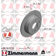 ���� ���������: ���� Mercedes A W168 99- 258X8 Zimmermann 400361120 400361120 ����