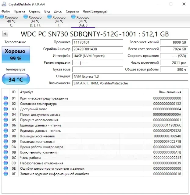 SSD M.2. 512��� ����