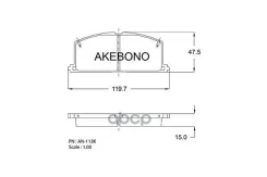������� ��������� ������ Corolla - #E9#, �#E1, �AE95, �#T17#, �#L4#, �#L5#, �EP8#, �EP9#, �EXZ1#, �F PF-1077C Akebono ���. AN-113K AN113K ����