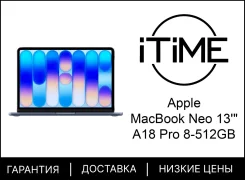 Apple MacBook Neo. 13", 4,1����, ��� 8 ��, ���� 512���, WiFi: 1, Bluetooth: 1, ����������� �� 16��. ����