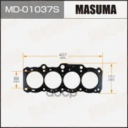 ��������� ��� Toyota Camry (V20) 97-02, Harrier 97-00, Mark II (5SFE, 5SFNE) ������ 1,25 Masuma 25666 Masuma ���. MD01037S MD01037S ����