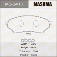 ������� ��������� Mitsubishi Pajero 96-12 �������� Masuma 11505 Masuma ���. MS3417 MS3417 ����
