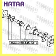 ��������� ������� ������ ����������� ��� ������� Febest DAC40804445KIT3 DAC40804445KIT3 ����