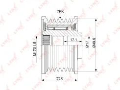 ����� ���������� ���� ���������� LYNXauto PA1105 PA1105 ����