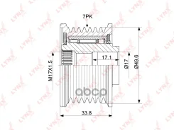 ����� ���������� ���� ���������� Renault Logan (LS_) 1.4 09- / Koleos (HY_) 2.0dCi 08- / Master III 2.3dCi 10- / ALT LYNXauto ���. PA1105 PA1105 ����