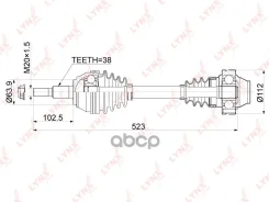 ������ � ����� | ����� ����/��� | VW Touareg 2.5 R5 TDI 03- / 6MT/6AT / = FR LH=RH LYNXauto ���. CD1167 CD1167 ����