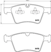 ������� ��������� �������� �������� Mercedes BENZ W164 ML (2005) [178Textar2415101] 2415101 ����