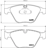 ������� ��������� �������� �������� BMW 3-����� E90/E91/92 (2005) [178Textar2331301] 2331301 ����
