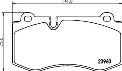 ������� ��������� �������� �������� Mercedes BENZ W221 2005 [178Textar2396001] 2396001 ����