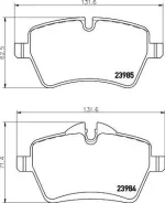 ������� ��������� �������� �������� MINI Countryman R60 (2010-2016) [178Textar2398401] 2398401 ����