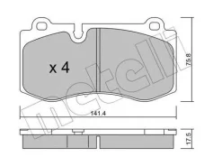 ������� ��������� �������� �������� Mercedes BENZ W221 2005 [178Metelli2206690] 2206690 ����