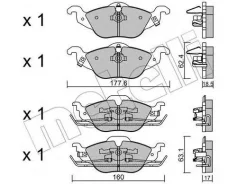 ������� ��������� �������� �������� OPEL Astra G 98 [178Metelli2202570] 2202570 ����