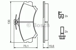 ������� ��������� �������� �������� Mitsubishi COLT (Z3) (2004) [178Bosch986424371] 986424371 ����