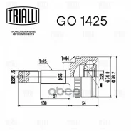���� �������� �������� Nissan Almera N16 (2000-2006) [178Trialligo1425] GO1425 ����