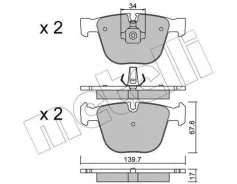 ������� ��������� ������ �������� �������� BMW E65 [178Metelli2207730] 2207730 ����