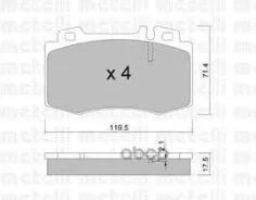 ������� ��������� �������� �������� MB W163 (ML)/ W203/ 220/ 209/ 211/215 [178Metelli2205630] 2205630 ����