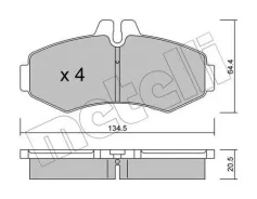 ������� ��������� �������� �������� MB VITO 638 96 ����. ������� Bosch [178Metelli2205730] 2205730 ����
