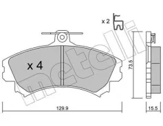 ������� ��������� �������� �������� Mitsubishi Carisma 95, S40/V40 [178Metelli2202160] 2202160 ����