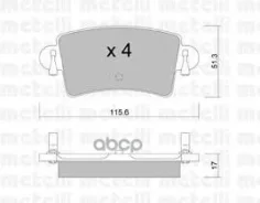 ������� ��������� ������ �������� �������� Renault Master II 09/00 115.8x51.3x16.8�� [178Metelli2205460] 2205460 ����