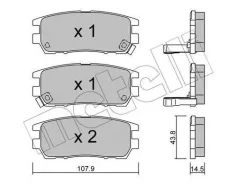 ������� ��������� ������ �������� �������� Mitsubishi Pajero/Montero (V1, V2, V3, V4) (1991-1 [178Metelli2201510] 2201510 ����
