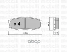 ������� ��������� ������ �������� �������� LAND Cruiser (200) (2008)/LX570 [178Metelli2208220] 2208220 ����