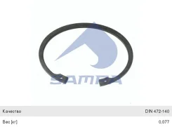 ������ ��������� P, G, R, T series ������� (140x3.2), 106.282, Sampa 1358497 ����