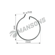 ������ ��������� BPW ������� (54x2), 300.170, Mansons 300170 ����