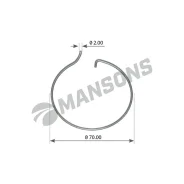 ������ ��������� BPW ������ �������, 300.360, Mansons 300360 ����