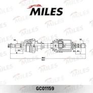 ������ � ����� �������� ����� Renault Duster 4x4 (GKN 305931) GC01159 Miles GC01159 GC01159 ����