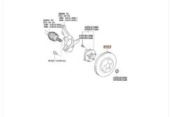 ���� ��������� �������� Toyota Corolla 2001�2014 4351212690 NZE120 1NZ-FE, �������� 4351212690 ����