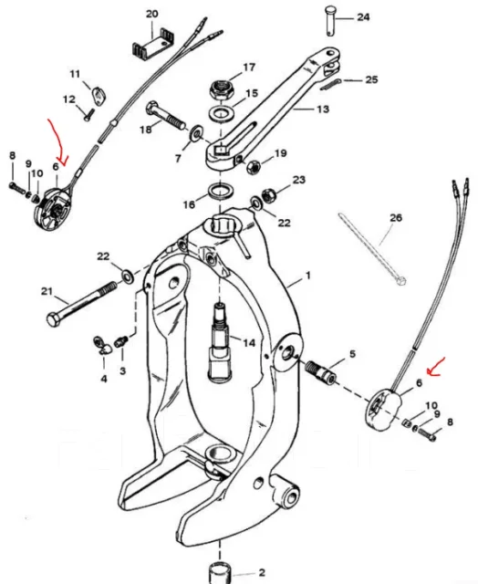������� ����� 805320A03 Mercruiser 17693A2 Alpha/Bravo �������� Quicksilver, ��������. ����