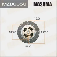 ���� ��������� 275x180x12x28 Masuma MZD065U MZD065U ����