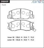 ������� ��������� Toyota Advics SN849P SN849P SN849P ����