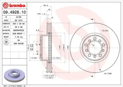 ���� �� ��) ���� ��������� 09.49 09492810 Brembo Brembo 09492810 09492810 ����