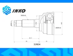 ���� �������� INKO 319034 ��������, �����/������ 319034 ����