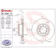 ���� ��������� ������ MB: S-Class 85-91, S-Class ���� 85-91 Brembo 09492810 ����