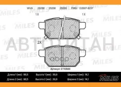 ������� ��������� ������ (����� Semi-Metallic) Suzuki Swift 10- (TRW GDB3529) E110560 E110560 ����