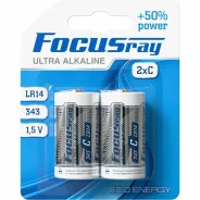 ��������� FOCUSray ULTRA ALKALINE LR14 BL2 ����