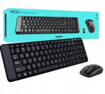 ����������+���� ������������ Logitech Wireless Desktop MK220, 1000 dpi, USB, ������ ����