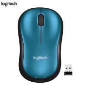 ���� ������������ Logitech Wireless Mouse M185 USB Blue ����