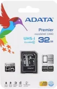 ���� ����� microSD/microSDHC 32GB A-DATA Class 10 UHS-1 A1 100/20 MB/s (SD �������) ����