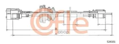 ���� ���������� Renault:Trafic -97 1500 mm Cofle ���. S24101 S24101 ����