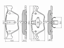 ������� G-brake GP-23125 GP23125 ����