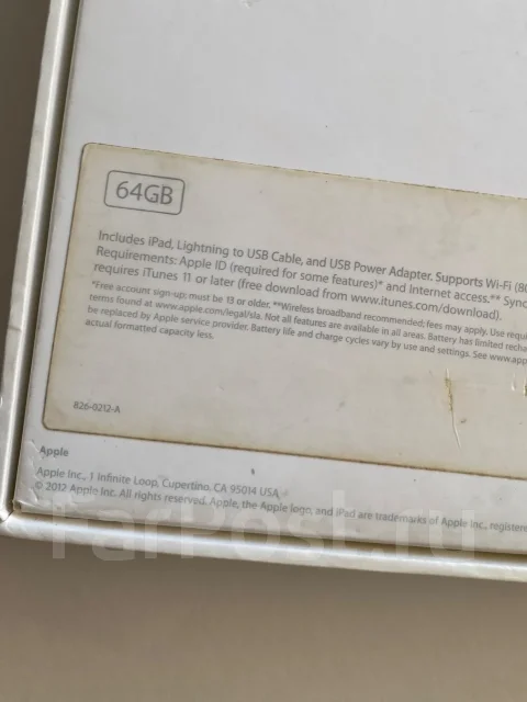 Apple iPad 4. ������ 64 �� ����