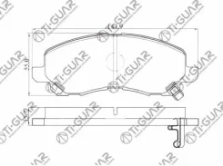 ��������� ������� /�������� /������������ /TI-GUAR ��� Mitsubishi Airtrek 2001-2010, Galant EA3 /EC3, Chariot 1997-2003; PN3469 TG-650 TG-650C 410A1W0...