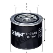 ������ ��������! Mazda 323S 1.7D/2.0D/TD 95, Hyundai Lantra 1.5-1.9D 90 Hengst Filter H13W01 H13W01 ����