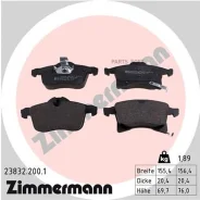 ������� �������� ! �����. 155x70x20 Opel Astra H/Meriva/Zafira 1.4-2.0/1.7CDTi 03 Zimmermann 238322001 238322001 ����