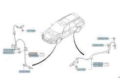 ������ abs Subaru Legacy 2005 27540AG000 BP5 EJ20X, �������� ������ 27540AG000 ����